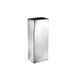 Rectangle Glass Vase-Urban Trends Collection-Silver-4x3x10-Urban Trends Collection