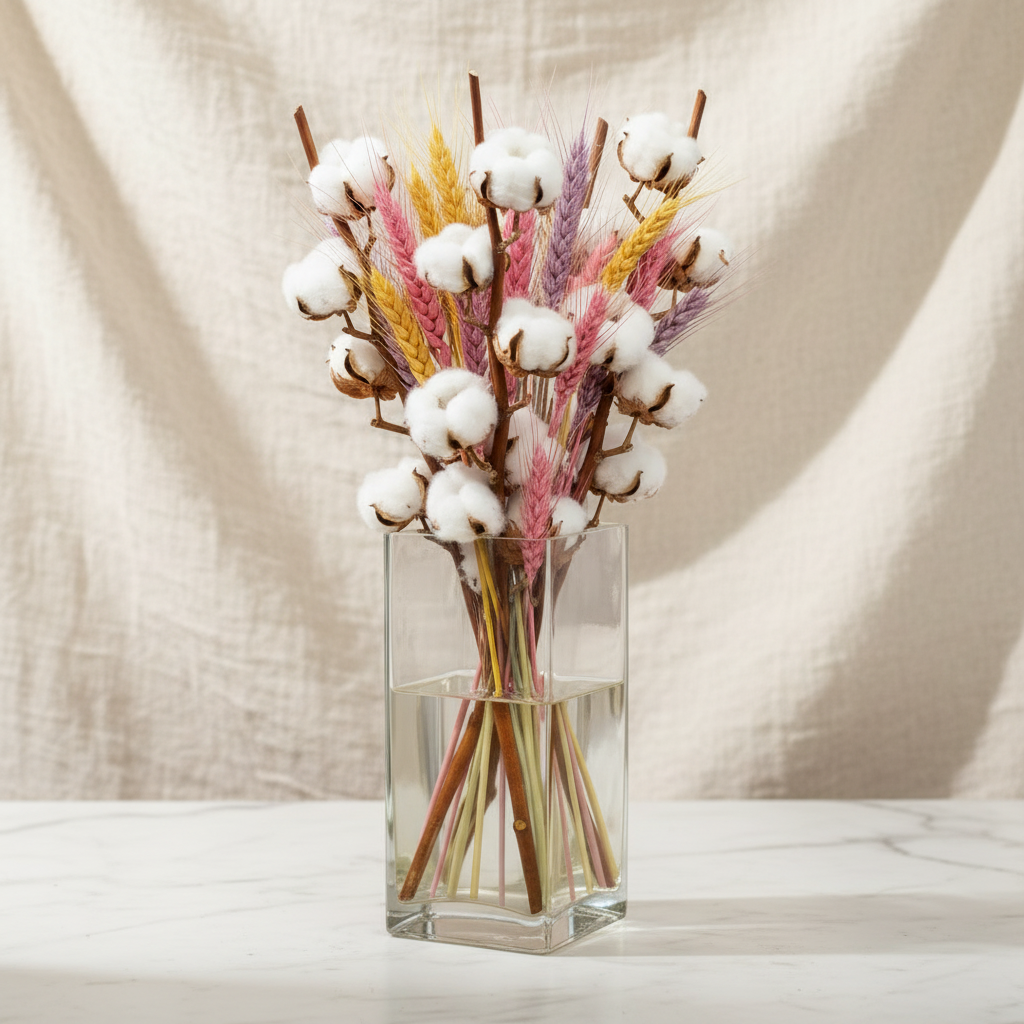 Joren Rectangle Clear Glass Vase