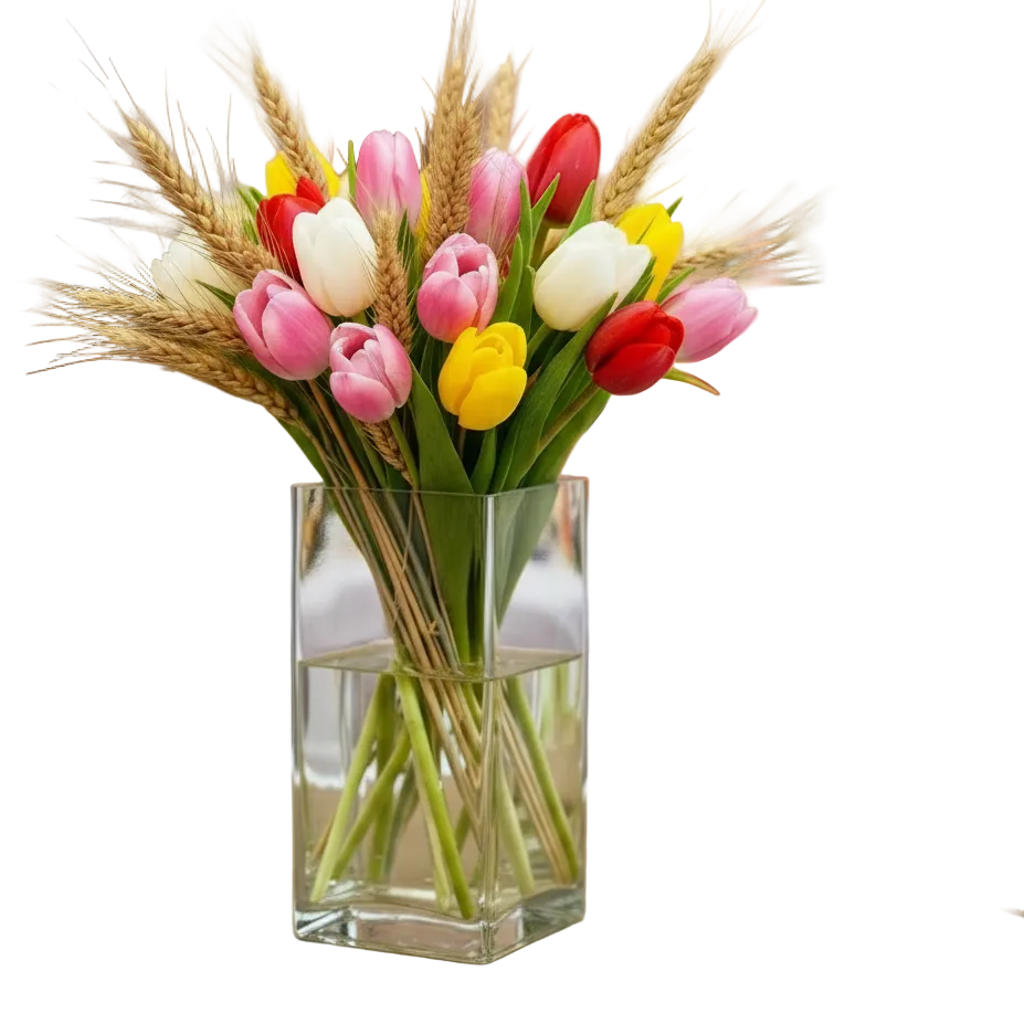 Joren Rectangle Clear Glass Vase