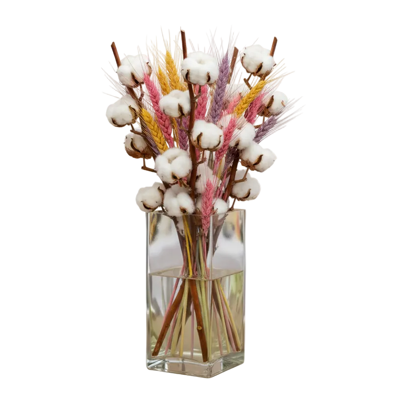 Joren Rectangle Clear Glass Vase