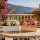 Rita Rectangular Embossed Planter - Large