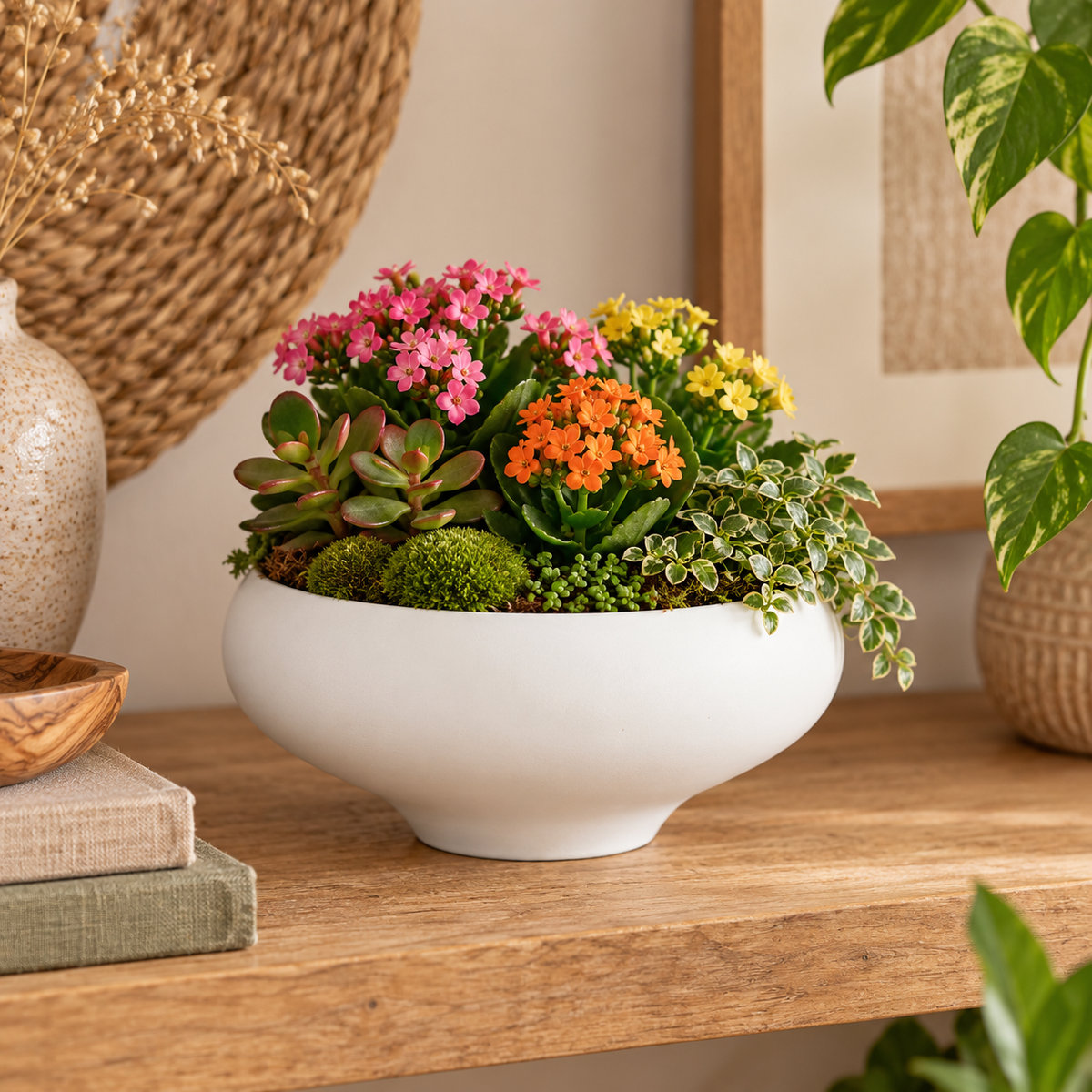 Rowan Cement Decorative Bowl
