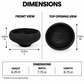 Rowan Cement Decorative Bowl