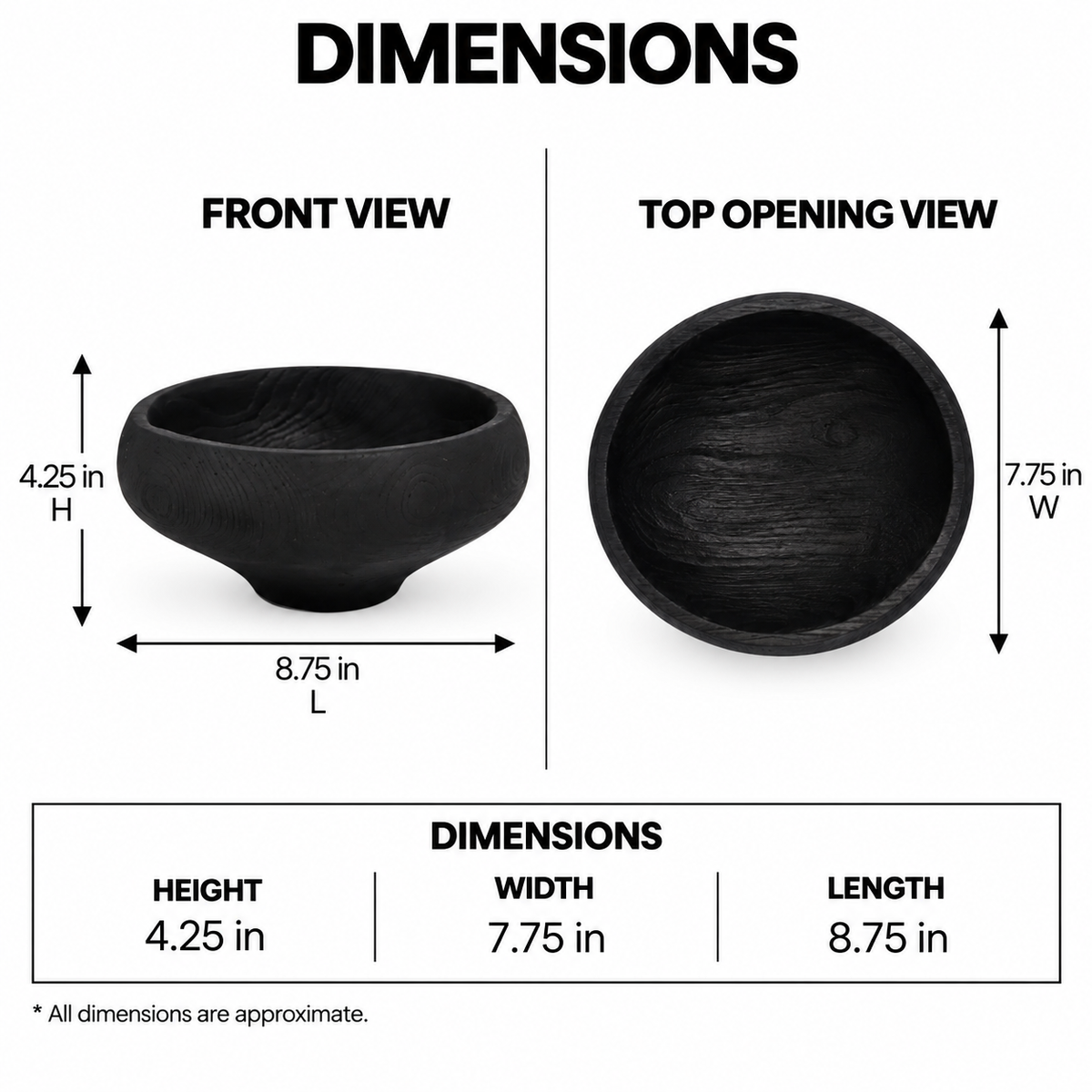 Rowan Cement Decorative Bowl