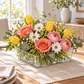 Cadenza Clear Glass Square Vase