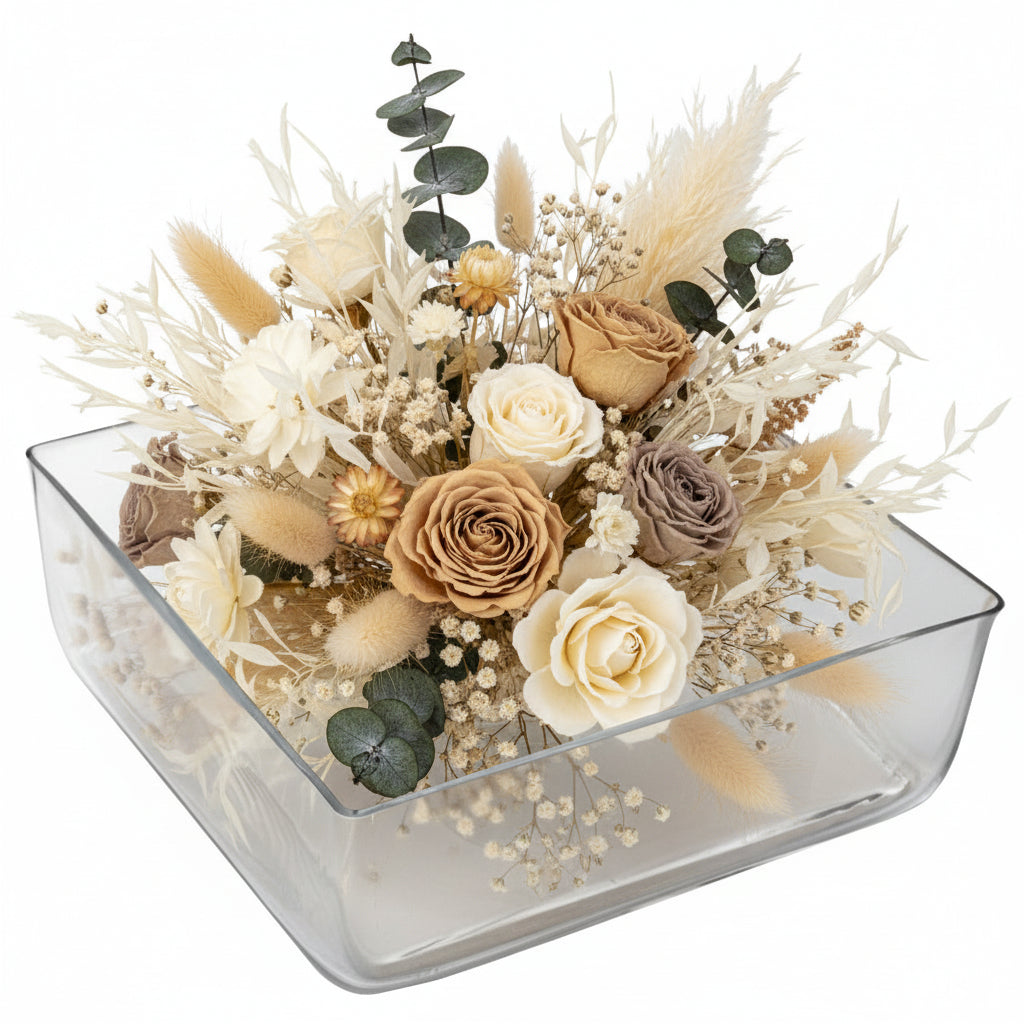 Square Clear Glass-Urban Trends Collection-Clear-10x10x5-Urban Trends Collection