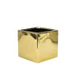 Square Clear Glass-Urban Trends Collection-Gold-5x5-Urban Trends Collection