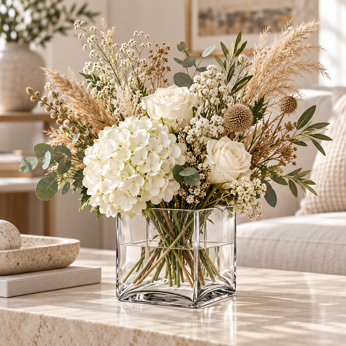 Bria Square Glass Vase