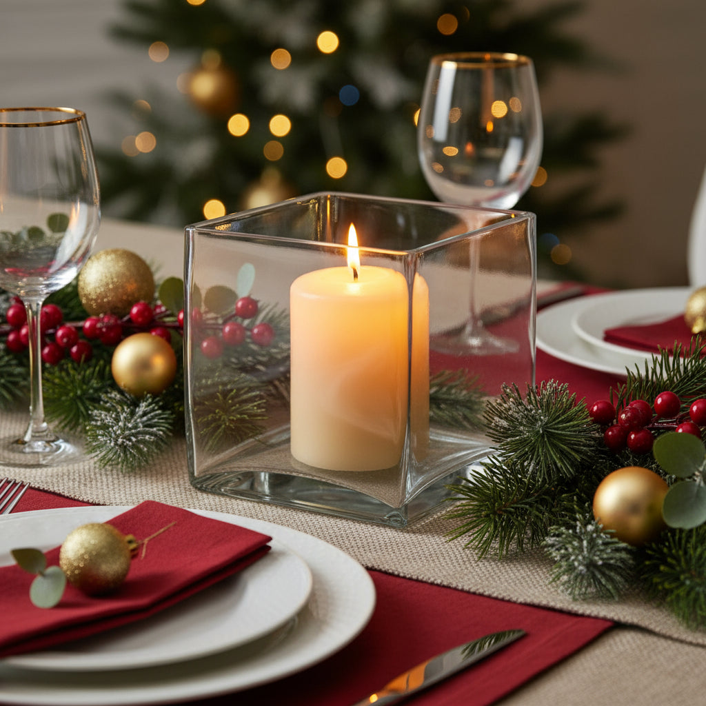 Square Clear Glass-Urban Trends Collection-Clear-5x5-Urban Trends Collection