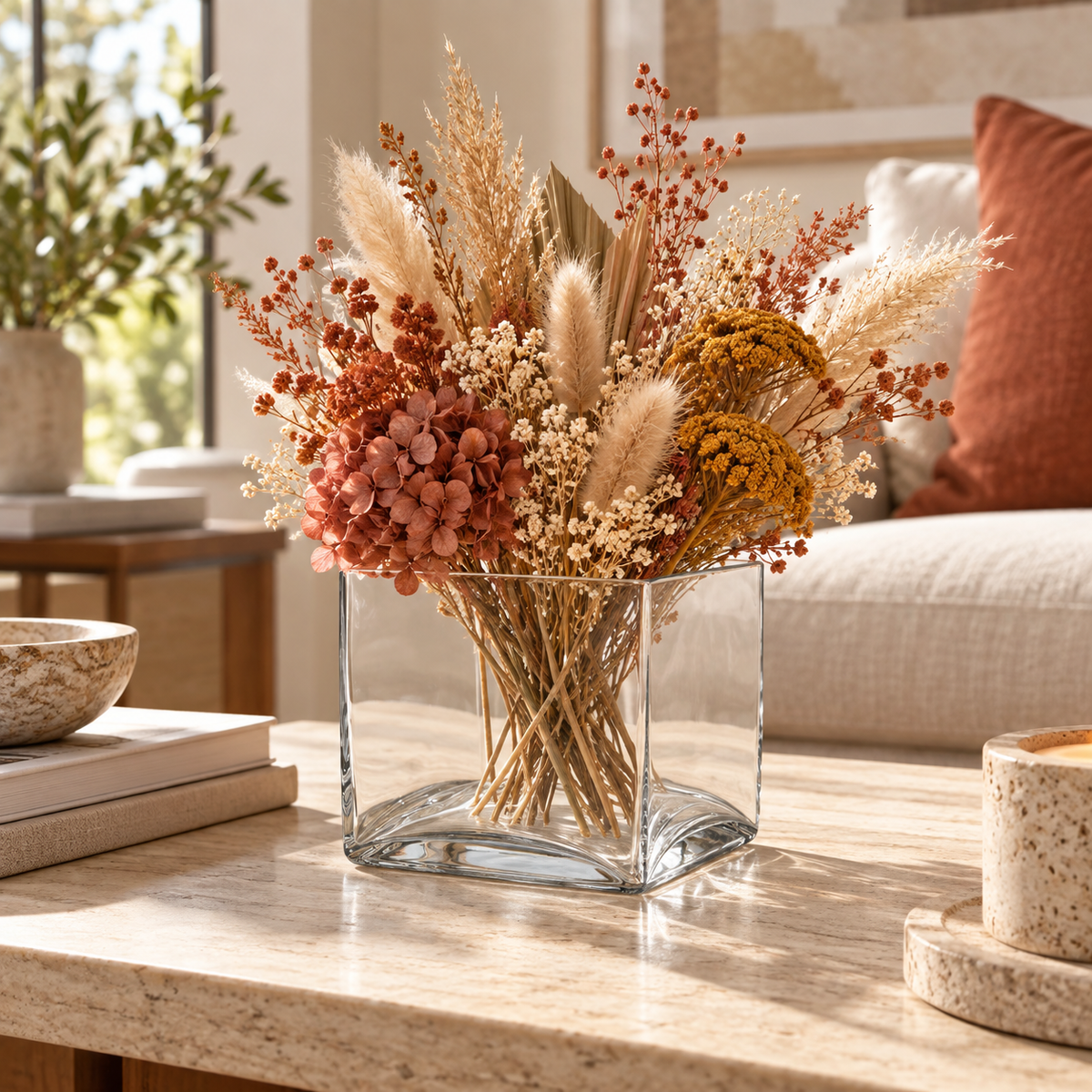 Clario Square Glass Vase