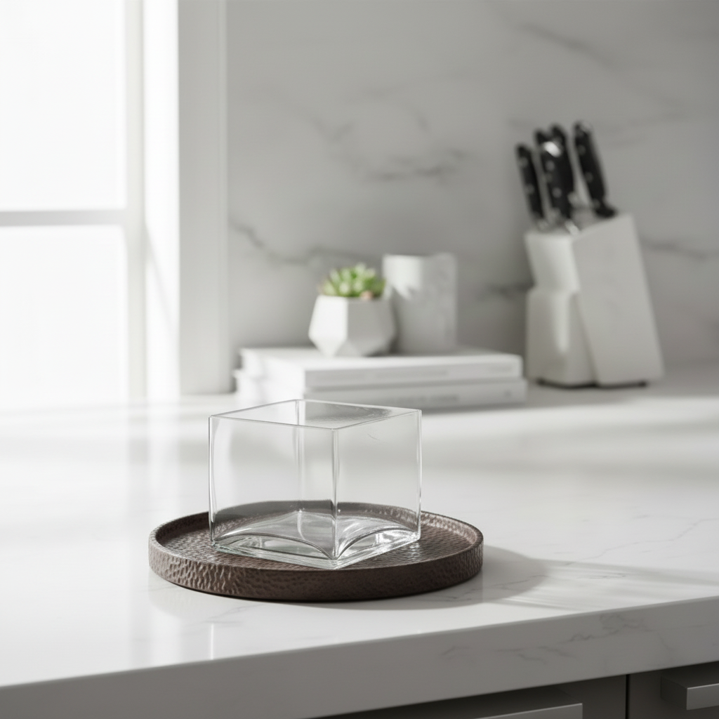 Clario Square Glass Vase