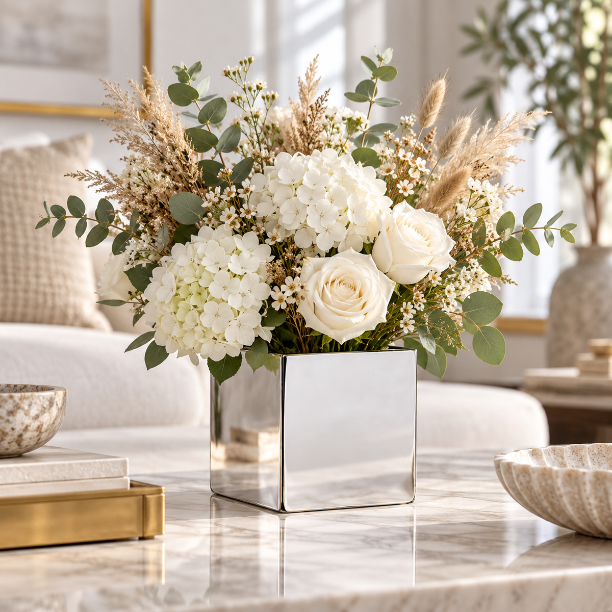 Bria Square Glass Vase
