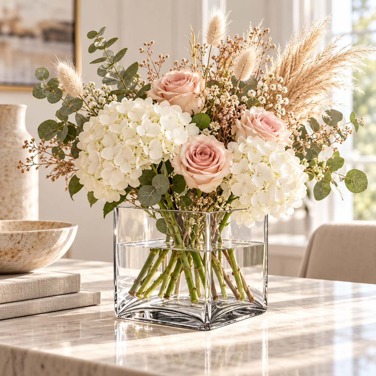 Bria Square Glass Vase