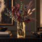 Sabine Ceramic Round Embossed Abstract Vase
