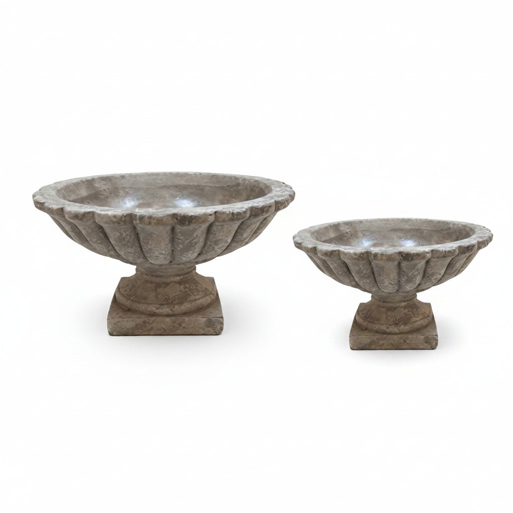Sela Cement Tazza Compote Planter