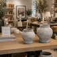 Talia Textured Bulbous Terracotta Vase