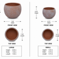 Yamini Terracotta Sphere Planter