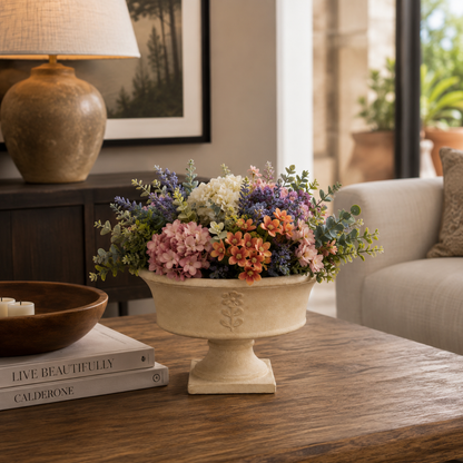 Veneta Embossed Urn Planter