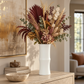 Virelia Ceramic Bamboo-Inspired Vase