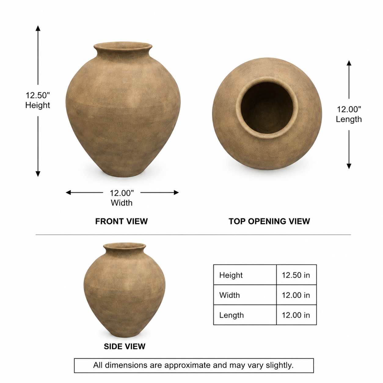 Wisteria Artisan Terracotta Vase - Large