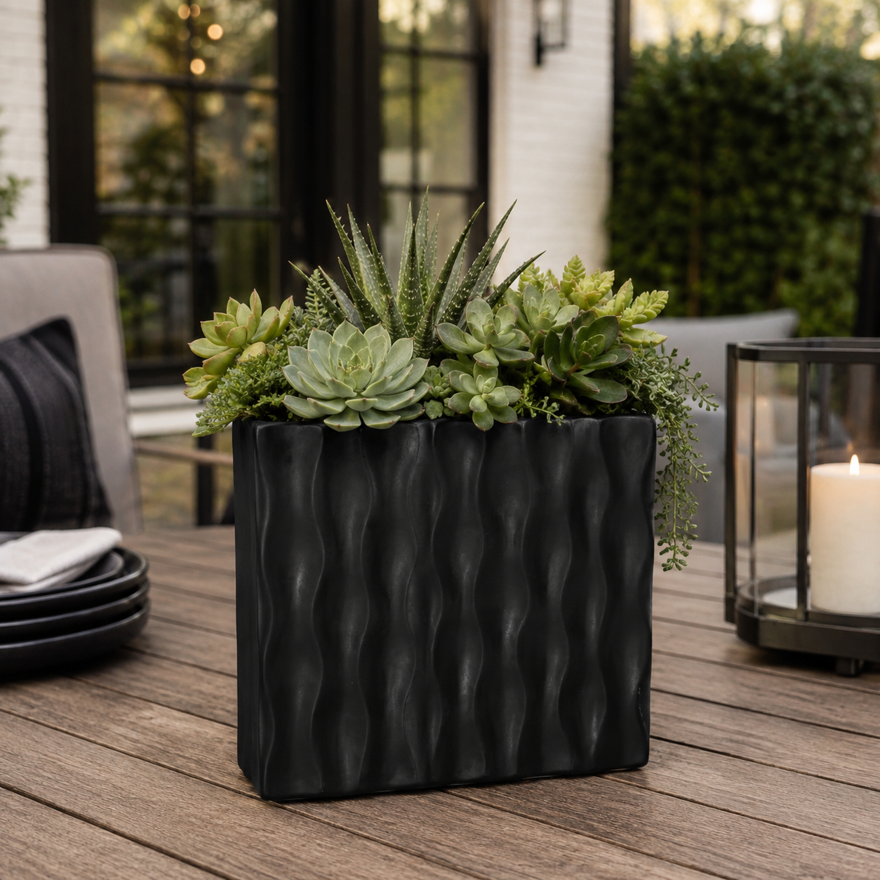 Wynn Geometric Ceramic Vase