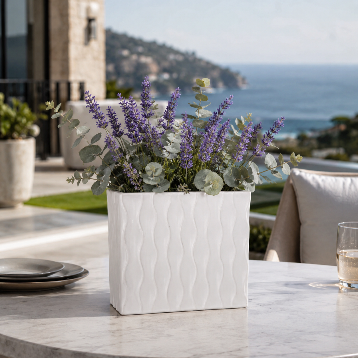 Wynn Geometric Ceramic Vase
