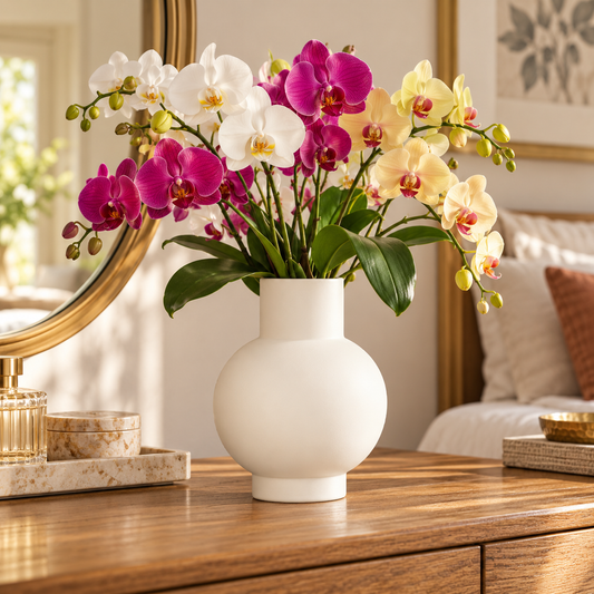 Xanthia Bellied Ceramic Vase