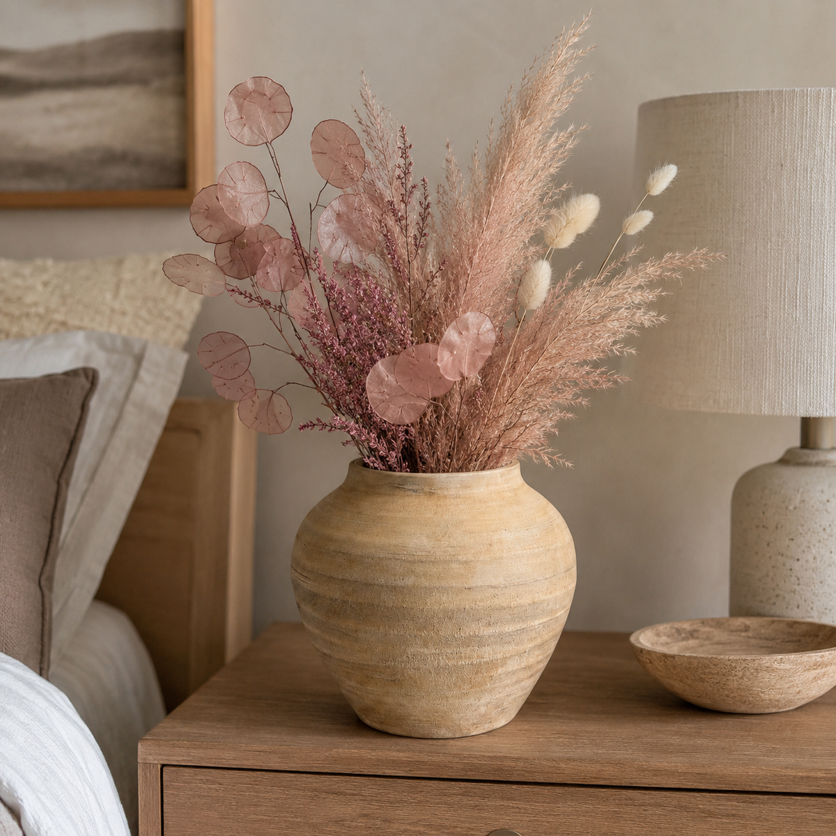 Ximena Bulbous Terracotta Vase
