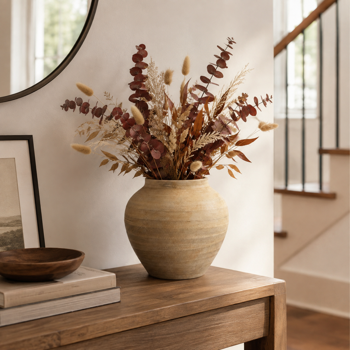 Ximena Bulbous Terracotta Vase