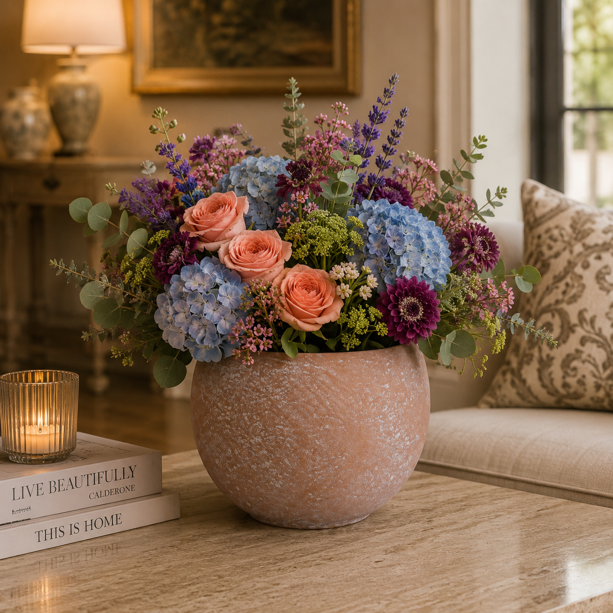 Yamini Terracotta Sphere Planter