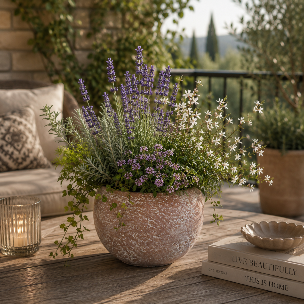 Yamini Terracotta Sphere Planter