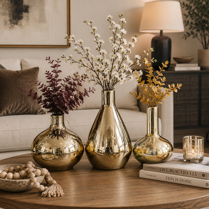 Yanna Ceramic Vase Set (Set of 3)