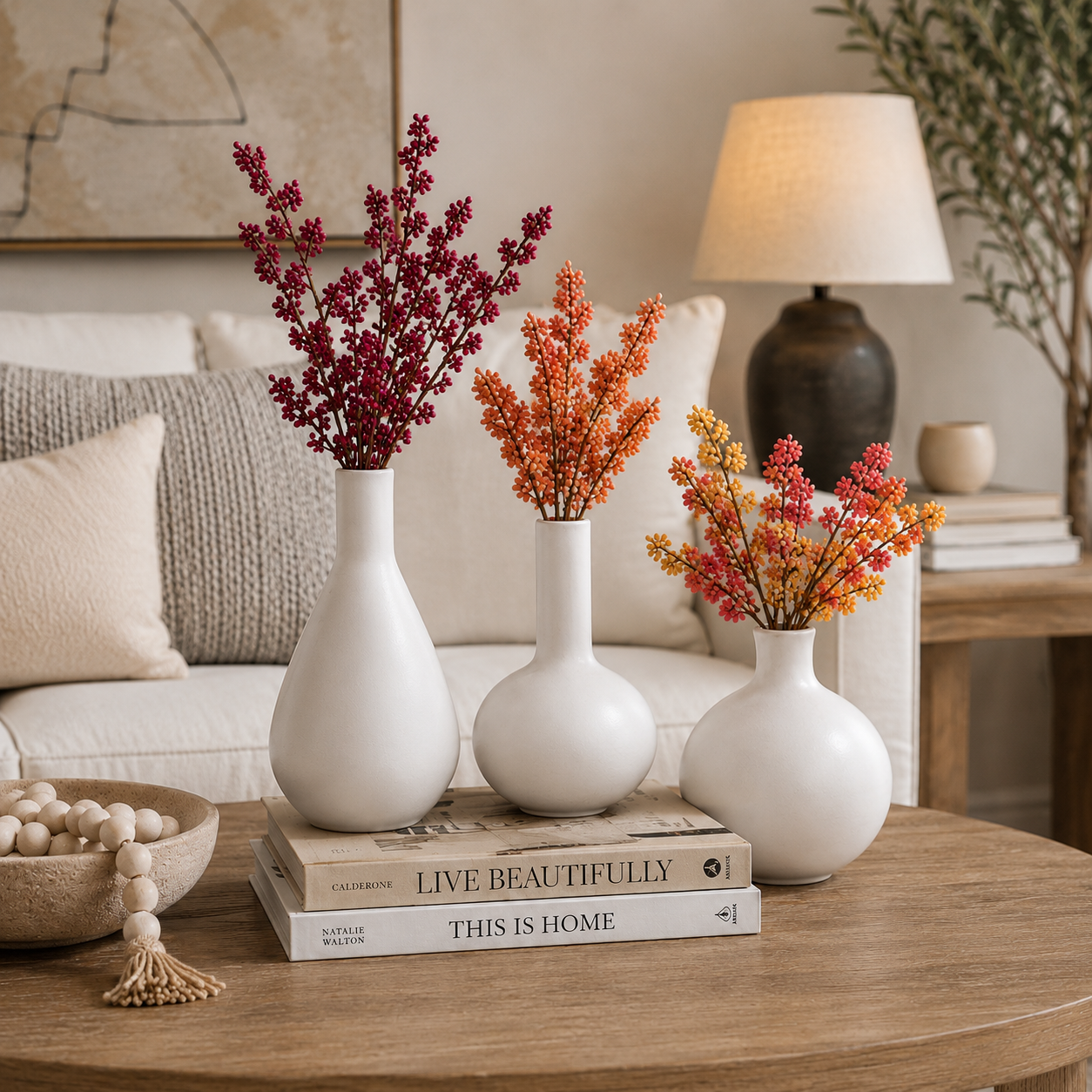 Yanna Ceramic Vase Set (Set of 3)