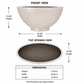 Yara Shell Boat-Shaped Bowl Planter