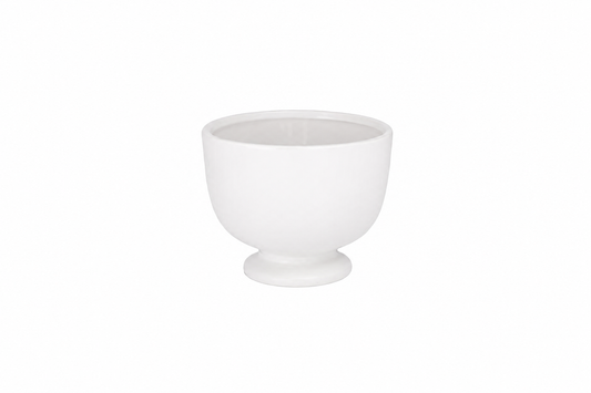 Kerry Ceramic White Pedestal Planter