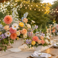 Grellen Rippled Off-White Compote Planters