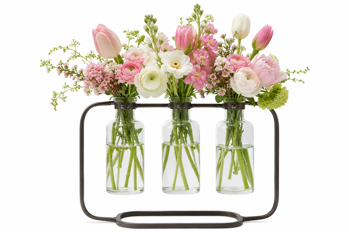 Edith Metal Clustered Hanging Bud Vase