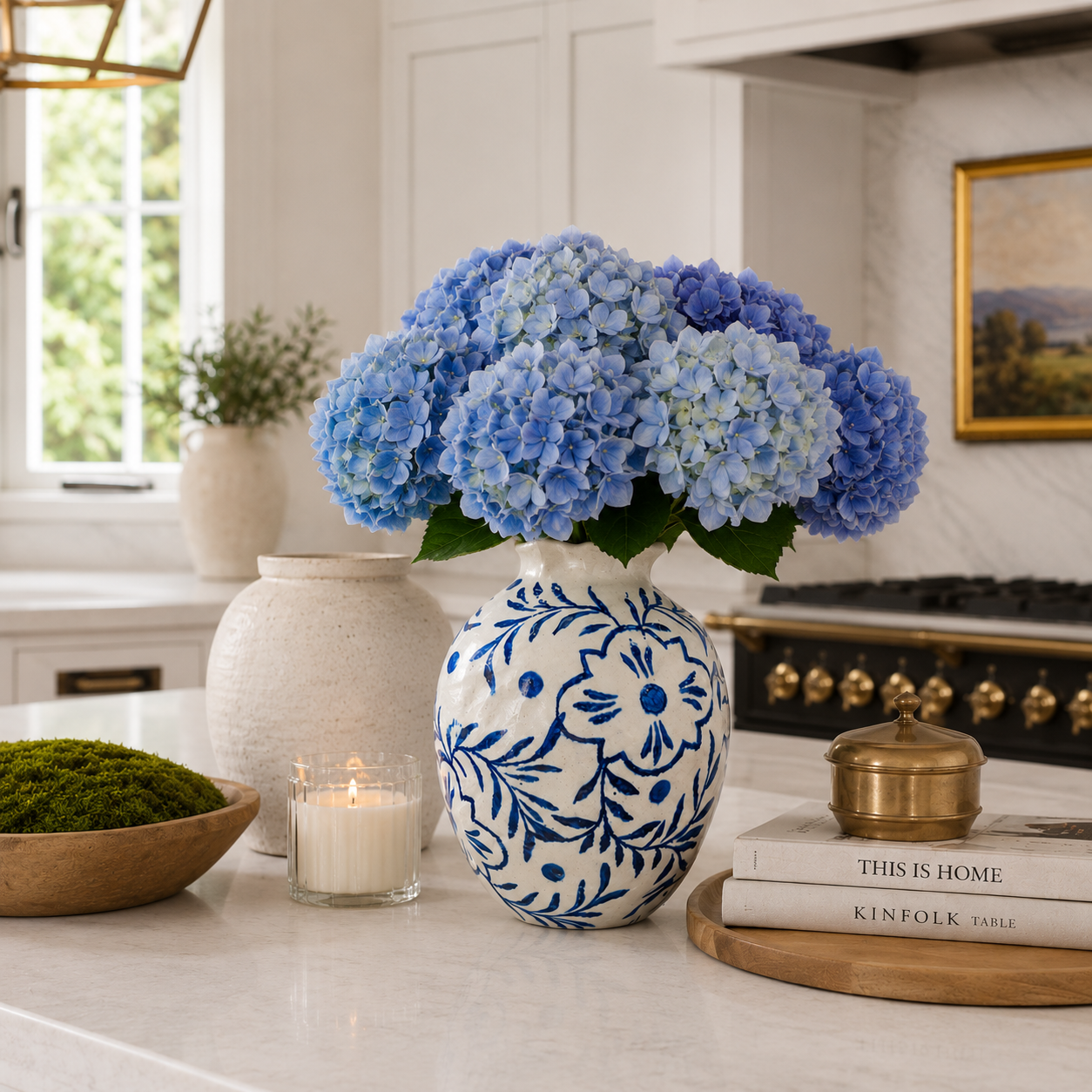Sheen Chinoiserie Organic Ceramic Bud Vase
