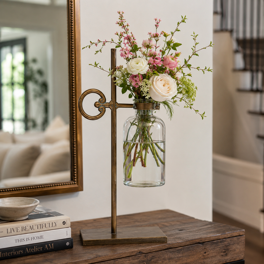 Edna Metal Bud Vase Holder