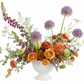 Grellen Rippled Off-White Compote Planters