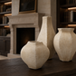 Moselle Handcrafted Faceted Bulbous Terracotta Vase