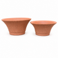 Piper Terracotta Round Planter Set (Set of 2)