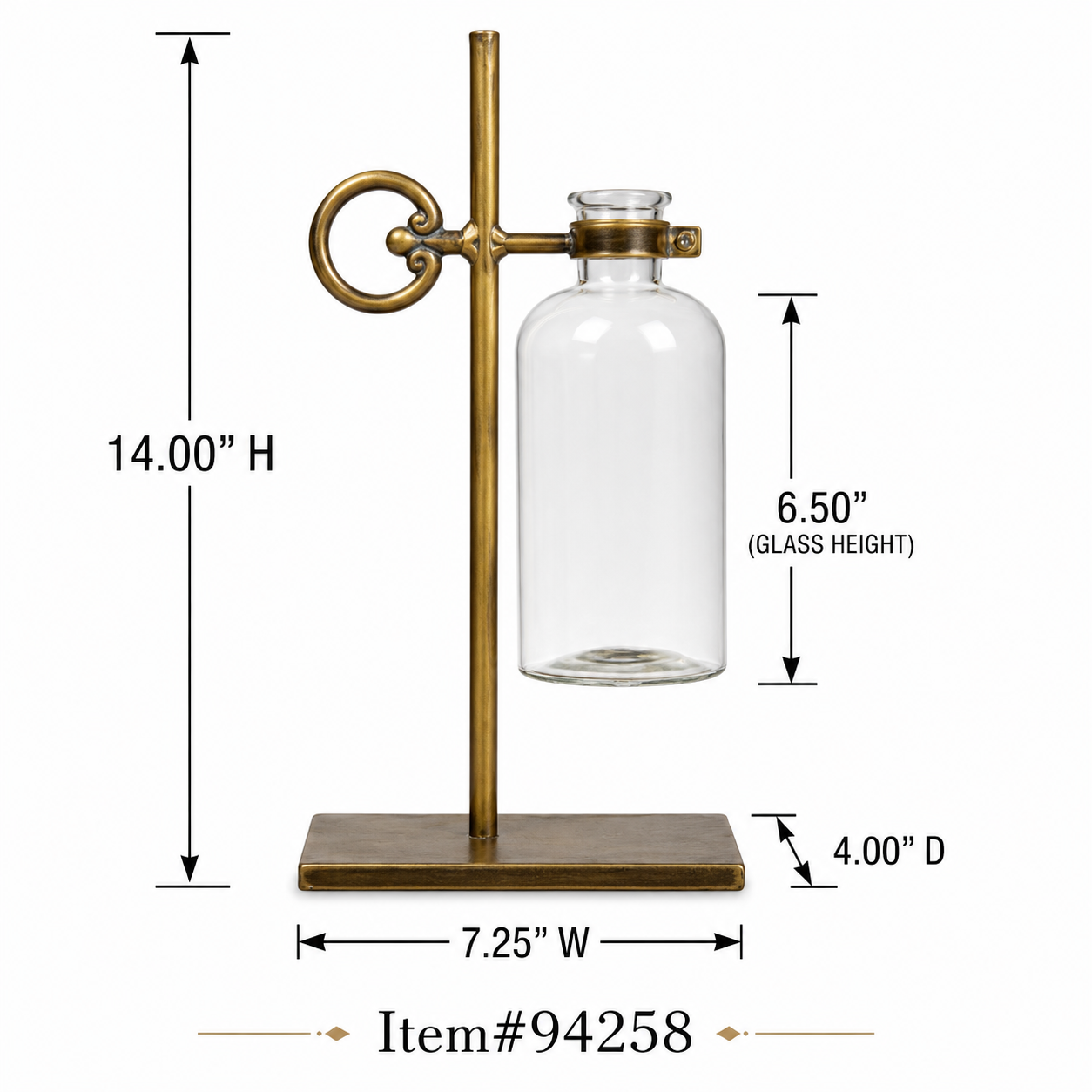 Edna Metal Bud Vase Holder