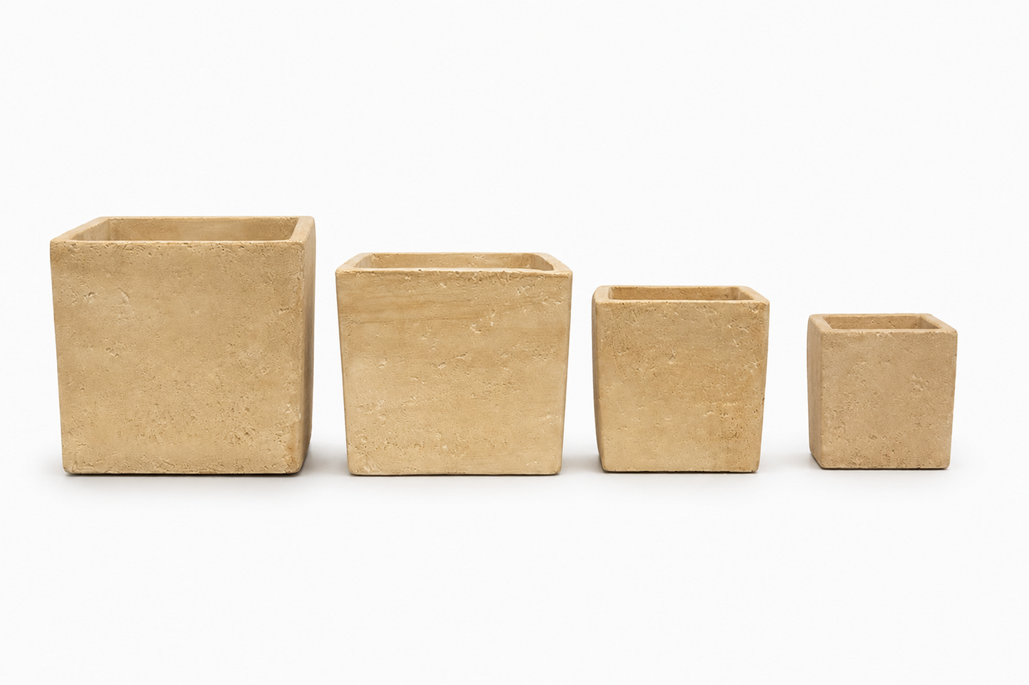 Lerio Textured Cube Ceramic Planter