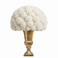 Quincy Fluted-Pedestal Fiberglass Urn - Medium