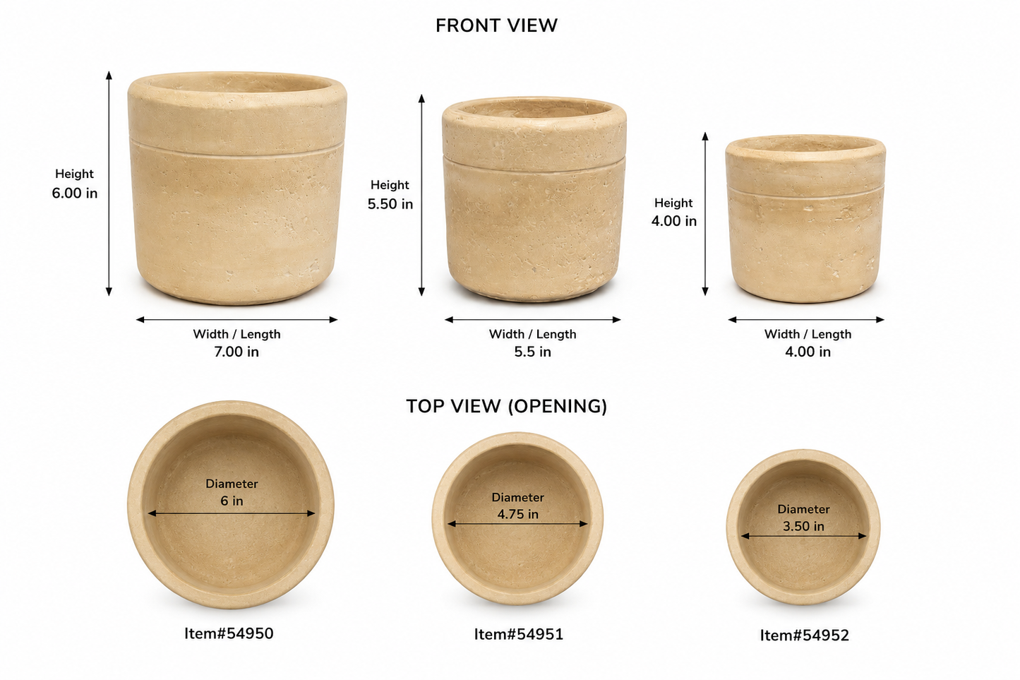 Romi Minimalist Cylindrical Ceramic Planter