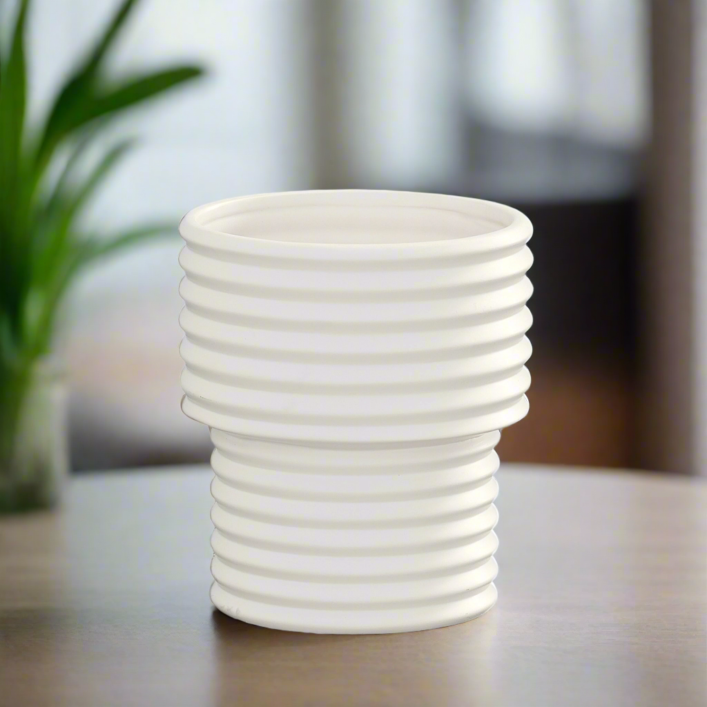 Annika Ceramic Round Vase