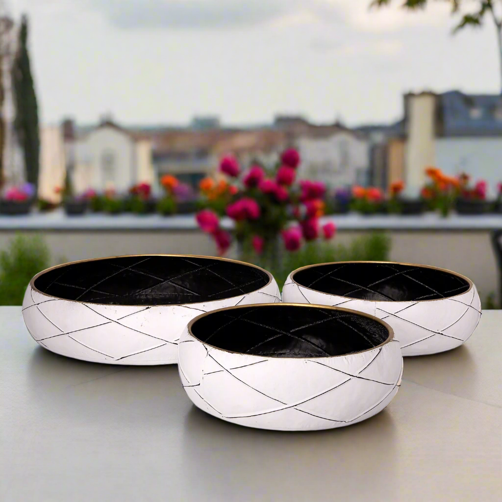 Daryna Metal Round Planter Set (Set of 3)