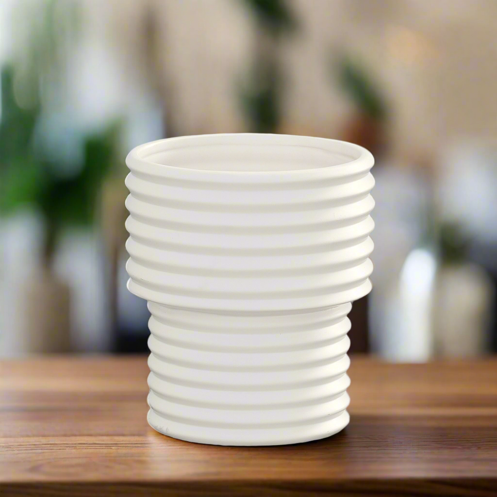 Annika Ceramic Round Vase