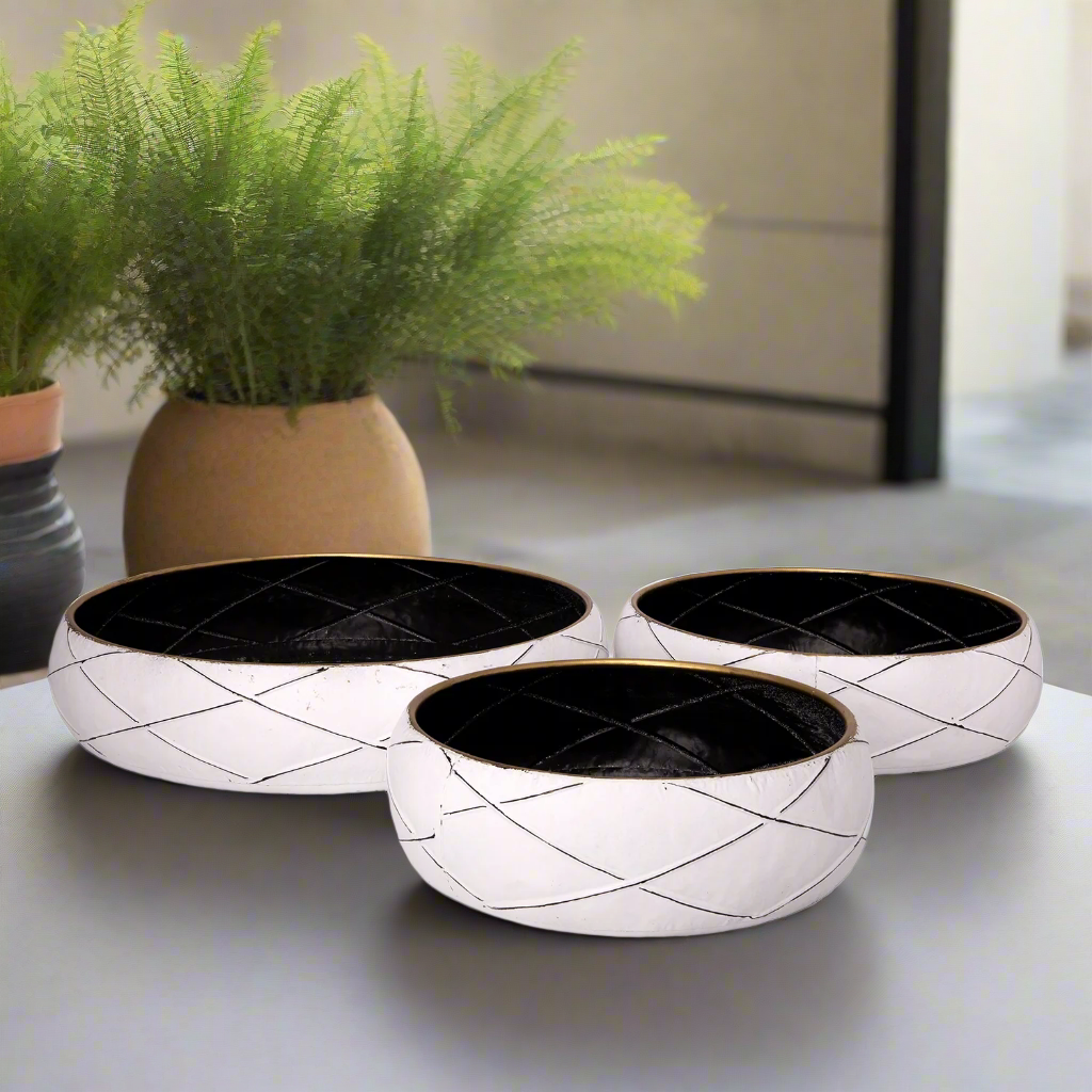 Daryna Metal Round Planter Set (Set of 3)